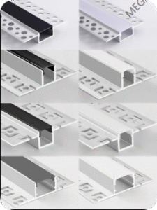 silicone cover of aluminum led profile