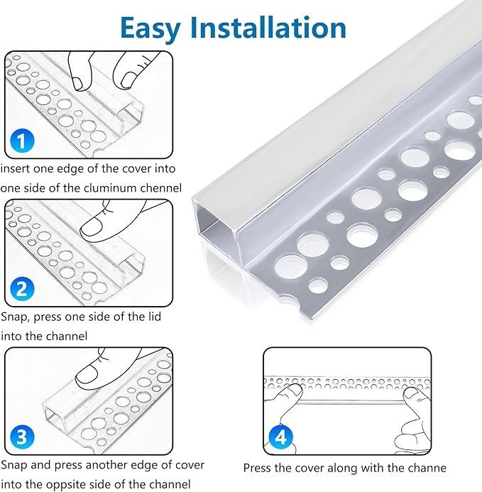 Gypsum aluminum led light channel from China Gypsum aluminum led light channel from China