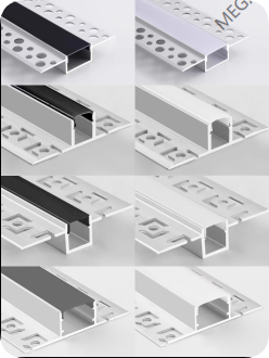 silicone cover of aluminum led profile