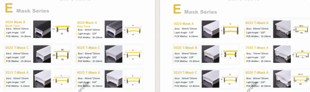 silicone led channel with collar decor from CHINA